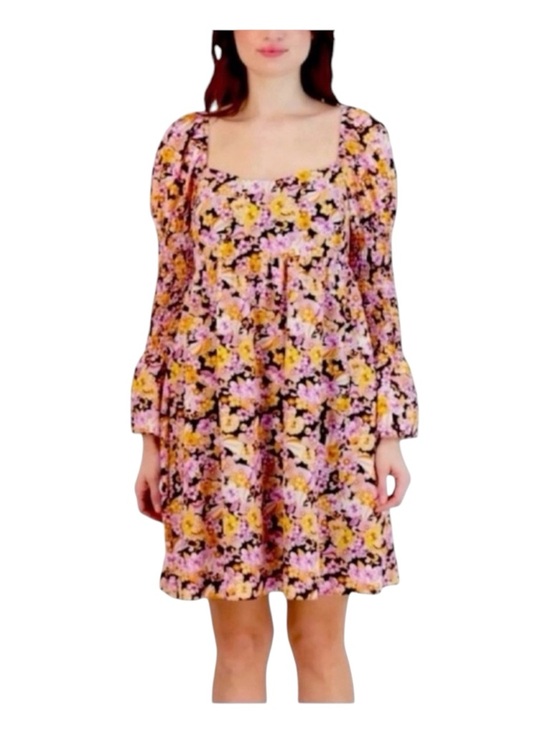 BCBGeneration Dresses & Skirts - BCBGENERATION Floral Mini Dress Smocked Arms w/Bell Sleeves, Two Sizes 4 & 8.